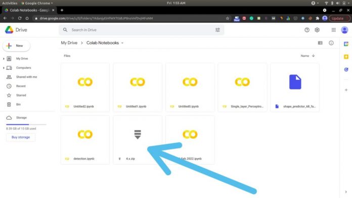 Cara mengekstrak file di Google Drive